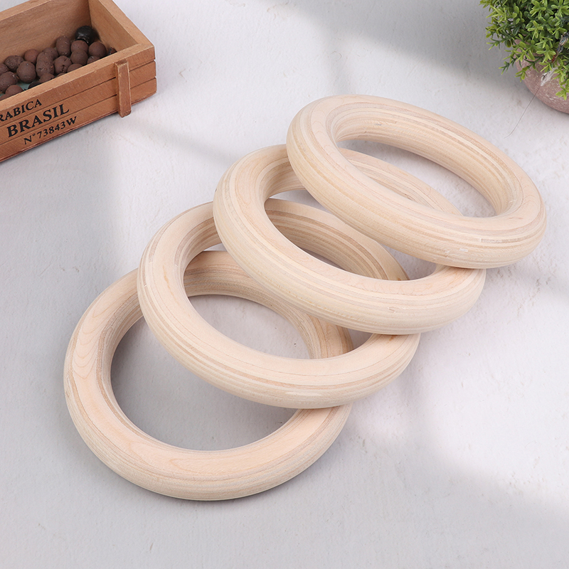 Gymnastic Ring Wood - 2 Pz/paia Portatile Crossfit Anelli di