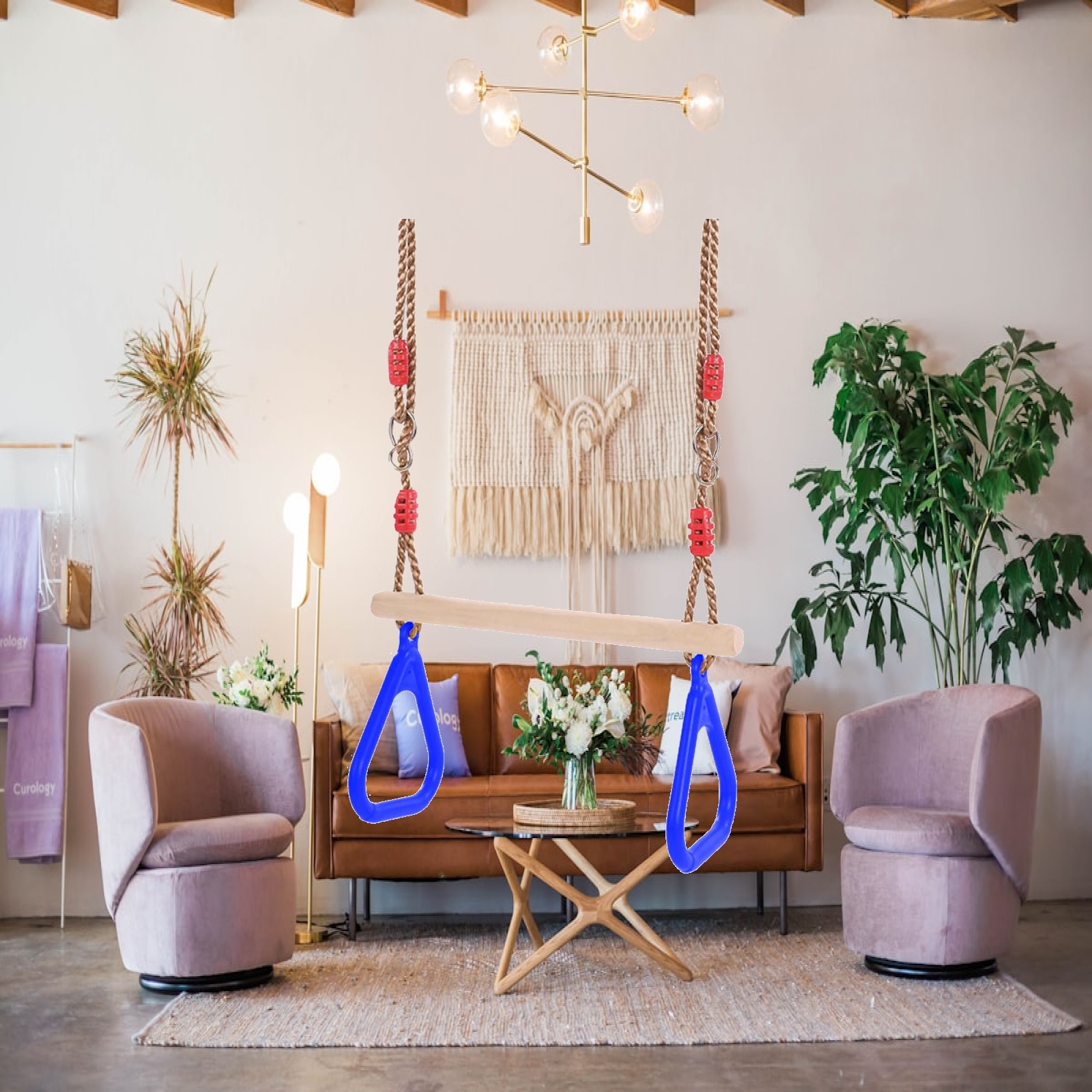 Set Altalene per Interni ed Es - Gymnastic Ring Wood recensione e prezzo